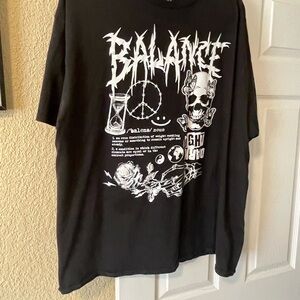 DO+BE Black Graphic Tee - Short Sleeve